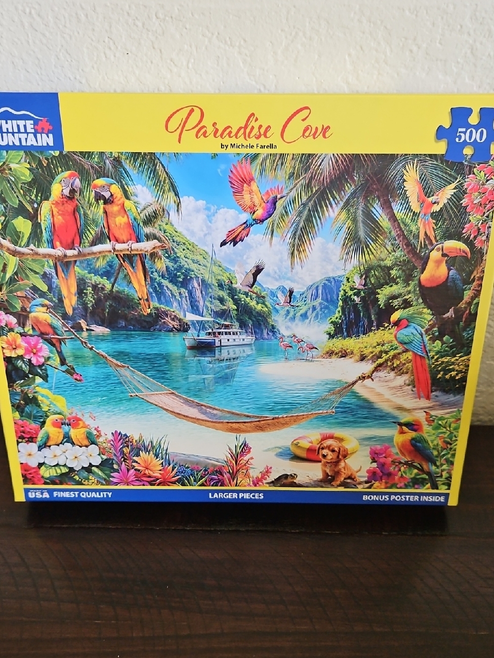 PARADISE COVE 1000 PIECE WHITE MOUNTAIN PUZZLE